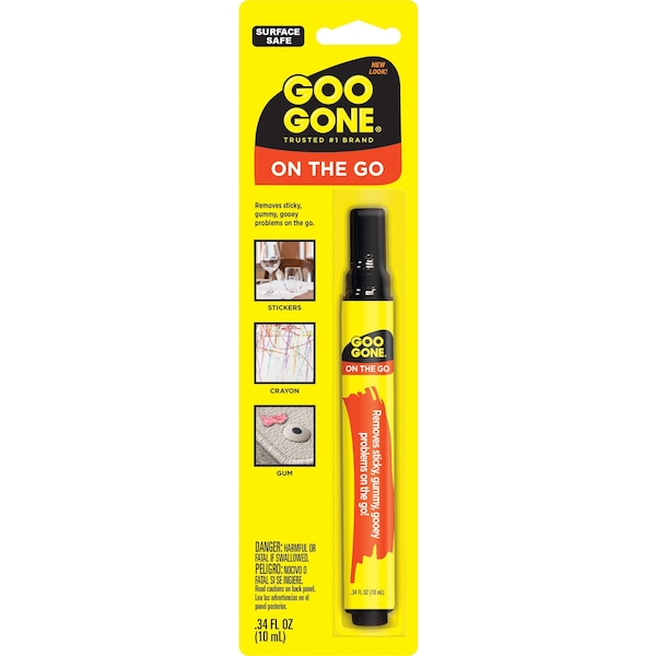 Weiman Adhesive Remover Pen, Mess-free, 0.34oz. Black, PK 12 WMN2100CT - main